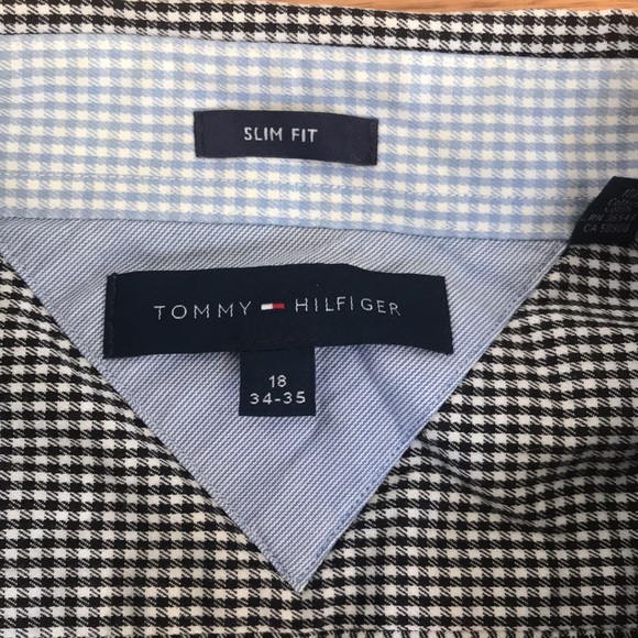 Tommy Hilfiger Slim Fit Button down Shirt Size 34-35 - Picture 5 of 5